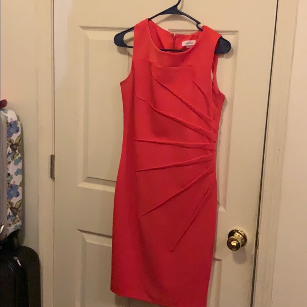 Calvin Klein pink dress